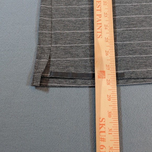 Lululemon Switchback Short Sleeve‎ V T Shirt Gray White Size L - Picture 5 of 6